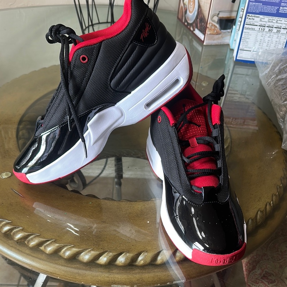 Black and Red Athletic Sneakers